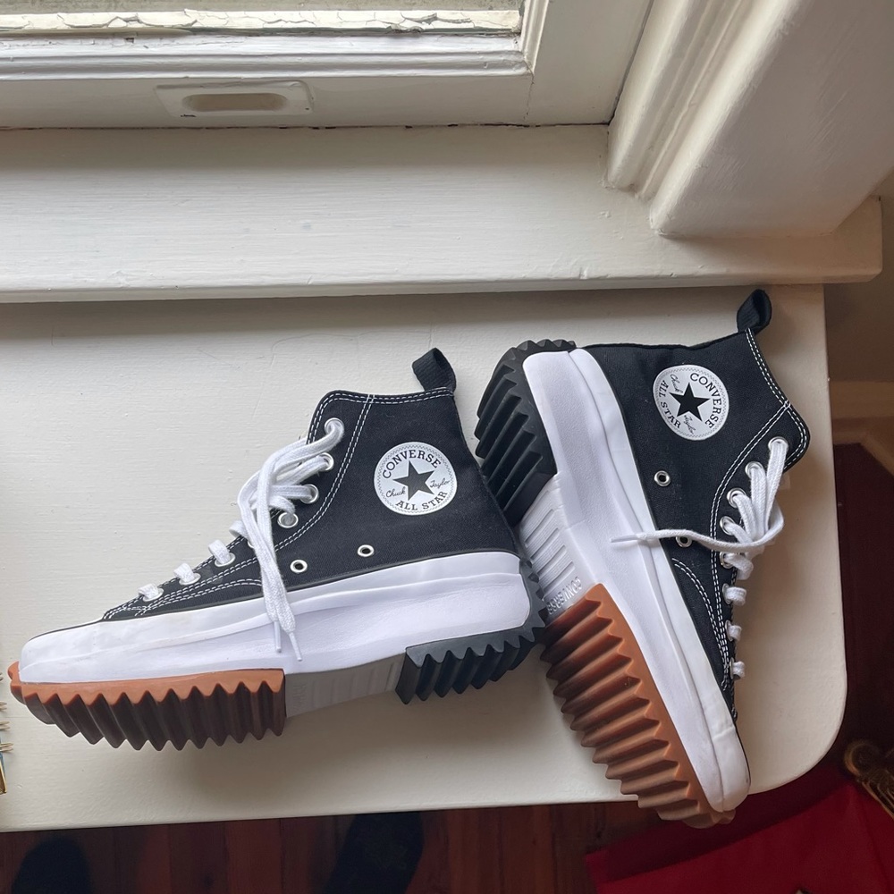 Converse Run Star Hike Platform - Black - Women’s Size 8.5